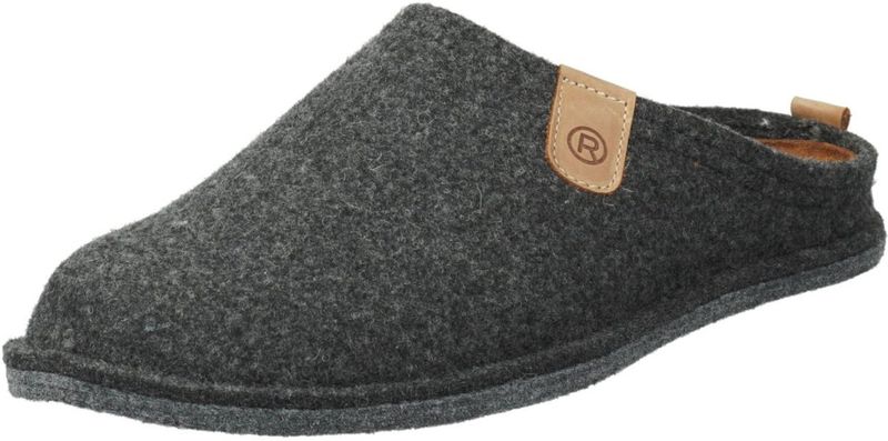 Rohde - Lucca-H - Pantoffel - Anthracite - Gerecycled Synthetisch Materiaal