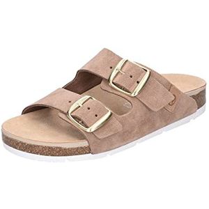 Rohde Elba klassieke sandalen voor dames, zomerschoenen, pantoffels, kurk-voetbed, 18 gingers., 36 EU