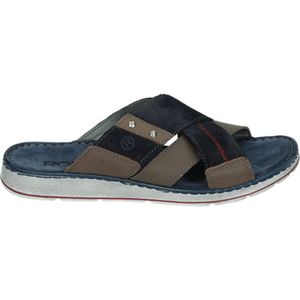 Rohde 5982 - Volwassenen Heren slippers - Kleur: Blauw - Maat: 41