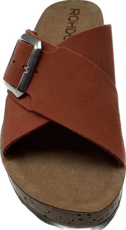 Rohde - Cortona - Slipper - Fox - Leer - Rubber