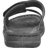 Rohde Slipper Heren - Leder - Zwart - Klittenband - 6241-90