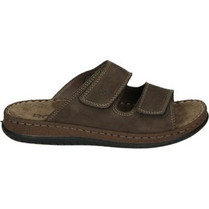 Rohde 6240 - Volwassenen Heren Slippers - Bruin - Nubuck - Rubber