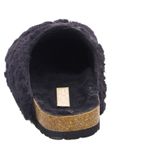 Rohde - Alba - Pantoffel - Zwart - Textiel - Scheerwol Voering