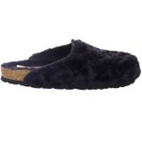 Rohde - Alba - Pantoffel - Zwart - Textiel - Scheerwol Voering