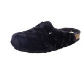 Rohde - Alba - Pantoffel - Zwart - Textiel - Scheerwol Voering