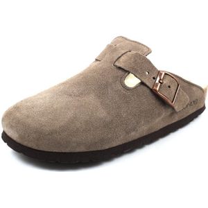 Rohde - Wollen Instapper - Taupe - Pantoffels