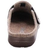 Rohde - Bari - Pantoffels - Beige mêlee - Klittenbandsluiting - Sleehak