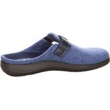 Rohde - Gezondheidsslippers - Blauw - Vilt - Platte Hak