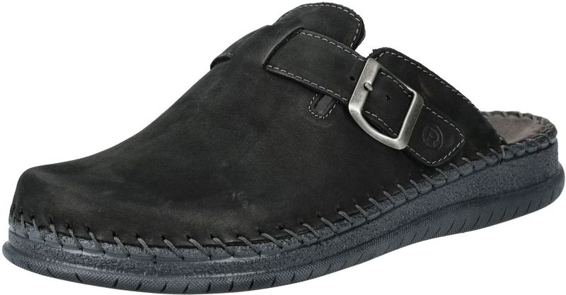 Rohde - Alassio 6794 - Pantoffels - Zwart - Nubukleder