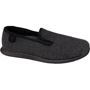 Rohde - Dichte Pantoffel - Antraciet - Textiel