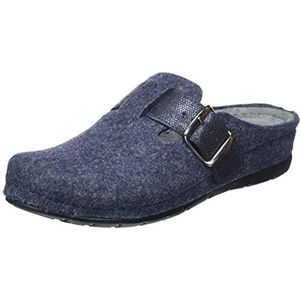 Rohde pantoffels dames Rodigo-40 6034, grootte:42, kleur:Blauw