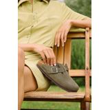 Rohde - Alba 6071 - Pantoffel - Olive - Veloursleer - Antislipzool