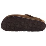 Rohde - Alba - Pantoffel - Mocca - Veloursleer - Antislip EVA-zool