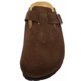 Rohde - Alba - Pantoffel - Mocca - Veloursleer - Antislip EVA-zool