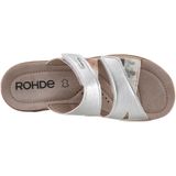 Rohde - Baviera - Pantoffels - Offwhite - Sleehak - Klittenbandsluiting