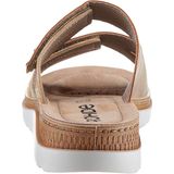 Rohde - Baviera - Pantoffels - Beige - Sleehak - Klittenbandsluiting