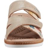 Rohde - Baviera - Pantoffels - Beige - Sleehak - Klittenbandsluiting