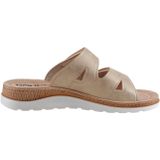 Rohde - Baviera - Pantoffels - Beige - Sleehak - Klittenbandsluiting