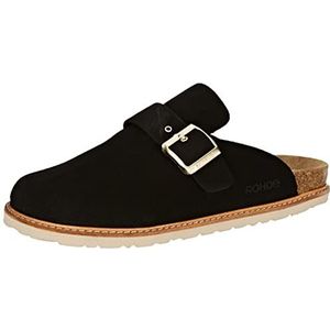Rohde Dames Messina Pantoffels, 90, zwart., 43 EU