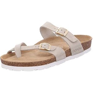 Rohde 5593 Alba teenslippers voor dames, breedte G Perlato, 02 ivoor, 36 EU