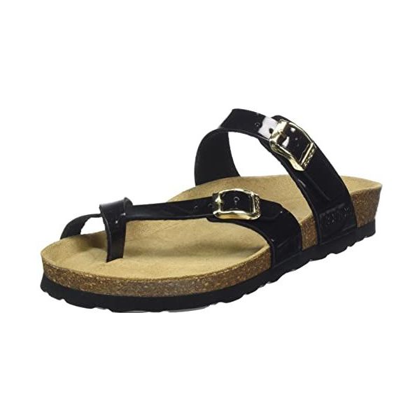 Zwarte Lak Rohde Slippers kopen Laagste prijs online beslist