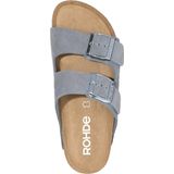 Rohde - Alba - Slipper - Basalt - 100% Veloursleer - 100% Rubber