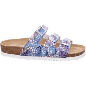 Rohde - Alba - Slippers - Jeans Multi - Leer