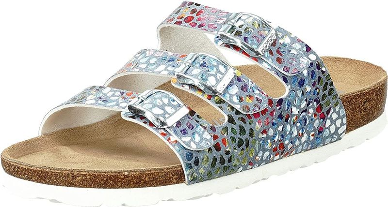 Rohde - Alba - Slippers - Jeans Multi - Leer