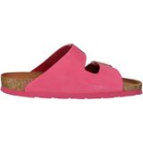 Gezondheidsslippers - Pink - Sleehak - Leer - Zomerschoenen