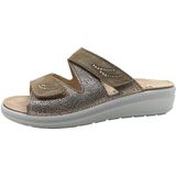 Rohde - Instap Sandalen - Bruin - Leer