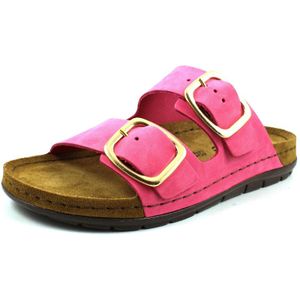 Rohde 5879 - Volwassenen Dames slippers - Kleur: Roze - Maat: 41