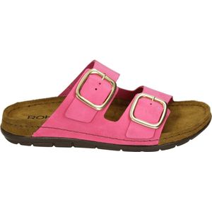 Zomerschoenen - Pink - Sleehak - Soft Voetbed - Open Neus