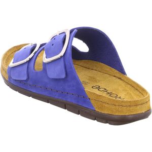 Rohde 5879 - Volwassenen Dames slippers - Kleur: Blauw - Maat: 39