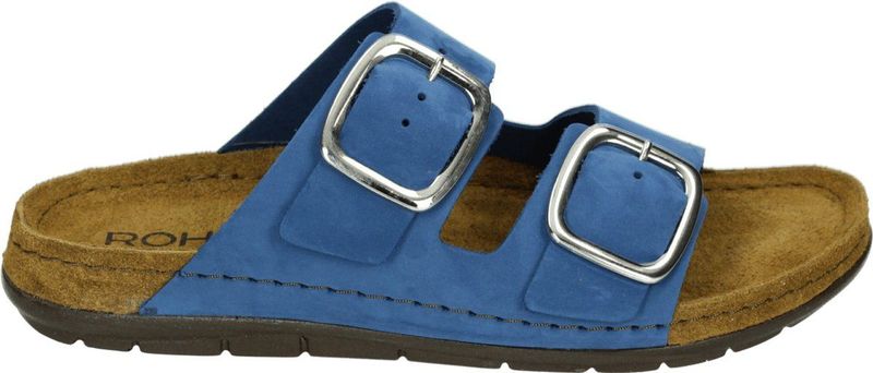 Rohde - Rodigo - Slippers - Royalblauw - Soft Voetbed