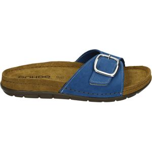 Rohde 5875 - Volwassenen Dames slippers - Kleur: Blauw - Maat: 38