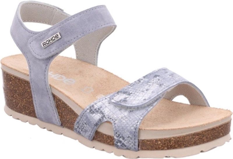 Rohde - Elba55 - Sandaal - Basalt - Leer - Rubber Zool