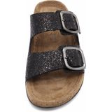 Rohde - Rodigo 5857 - Slipper - Zwart - Leer - Rubber Zool