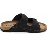 Rohde - Rodigo 5857 - Slipper - Zwart - Leer - Rubber Zool