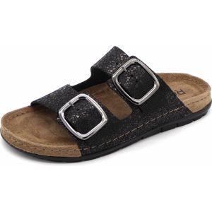 Rohde - Rodigo 5857 - Slipper - Zwart - Leer - Rubber Zool