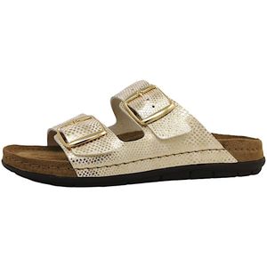 Rohde - Rodigo 5872 - Slipper - Goud - Leer - Wijdtemaat G