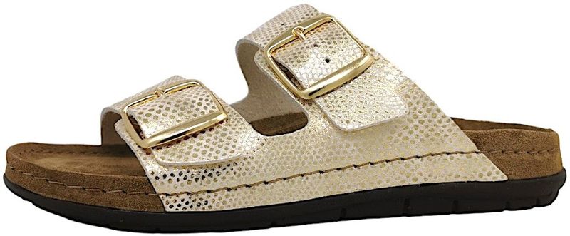 Rohde - Rodigo 5872 - Slipper - Goud - Leer - Wijdtemaat G