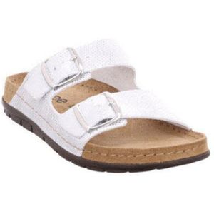 Rohde - Rodigo 5872 - Slipper - Zilver - Leer - Comfortabele Dames Slipper