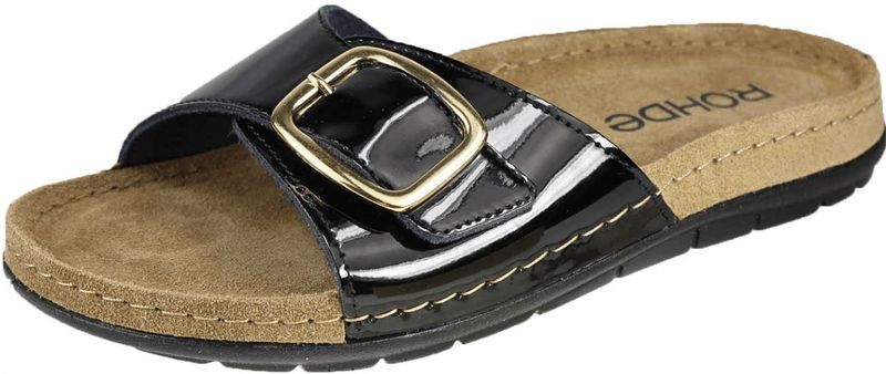 Rohde - Rodigo 5876 - Slipper - Zwart - Lakleer