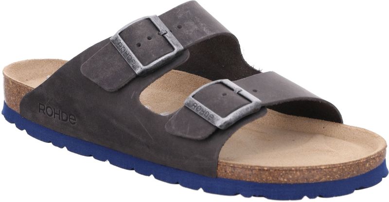Rohde - Grado - Slipper - Antraciet - Leer