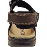 Rohde - Caluso 5955 - Sandaal - Espresso - Leer - Robuuste Rubber Zool