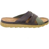 Rohde - Foggia - Slipper - Mocca - Leer - Rubber Zool