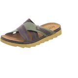 Rohde - Foggia - Slipper - Mocca - Leer - Rubber Zool
