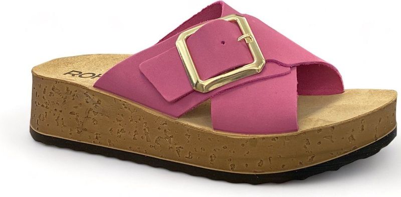 Rohde - Cortona 6210 - Slipper - Roze - Leer - Rubber Zool