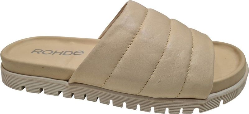 Rohde - 6302 Ponza - Slippers - Crème - Zacht Materiaal