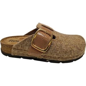 Rohde - 6012 - Dames Pantoffels - Beige - Hoogwaardig Materiaal